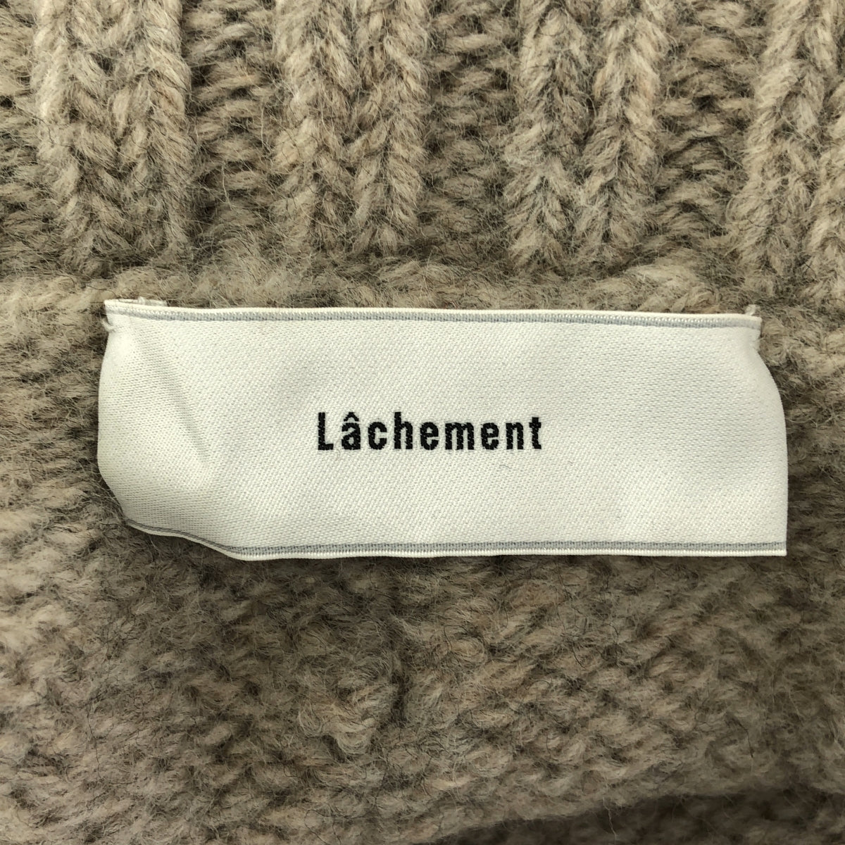 Lachement | 後開衩高領針織衫 | F碼 | 女款