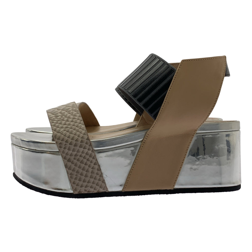 UNITED NUDE / 유나이티드 누드 | GROOVY 파이썬 무늬 플랫폼 샌들 | 38 |