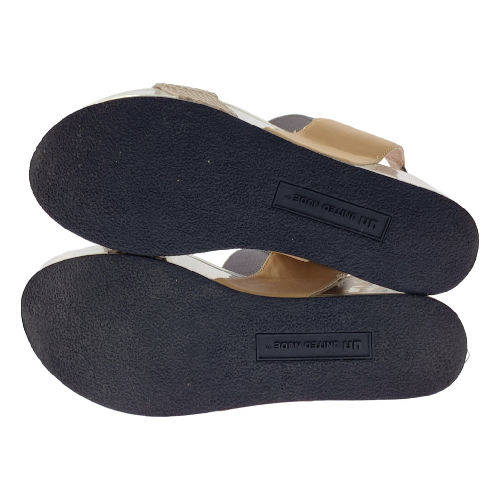 UNITED NUDE / 유나이티드 누드 | GROOVY 파이썬 무늬 플랫폼 샌들 | 38 |