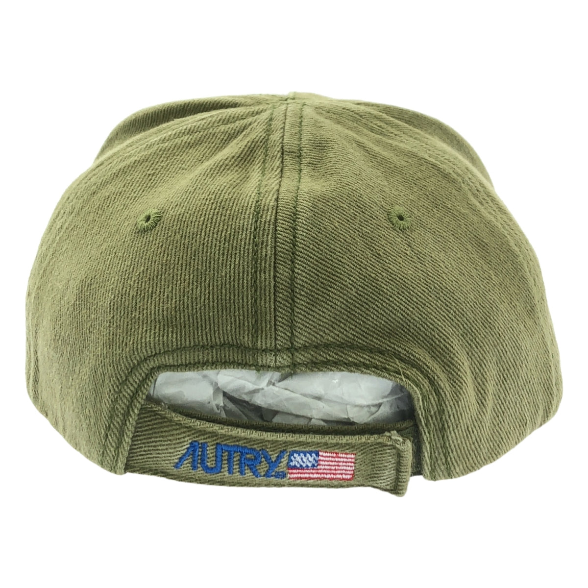 AUTRY / 오토리 | Super Vintage Logo Cap 슈퍼 빈티지 로고 자수 모자 | F | 올리브 | 여성