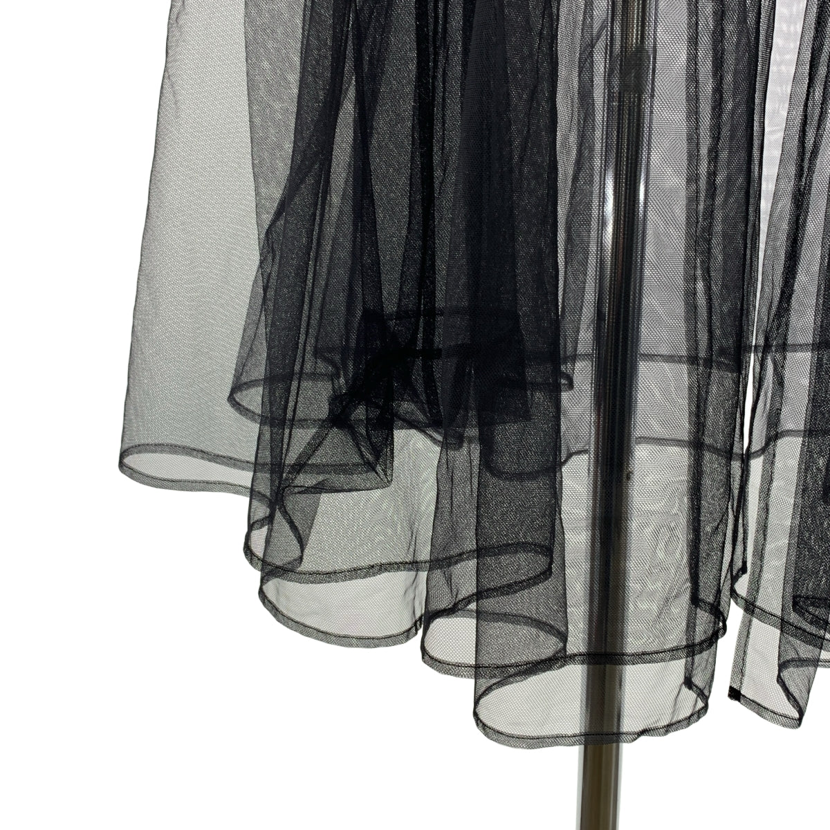 noir kei ninomiya / 느와르 케이니노미야 | 2019SS | 벨트 개더 튈 롱 코트 | S |