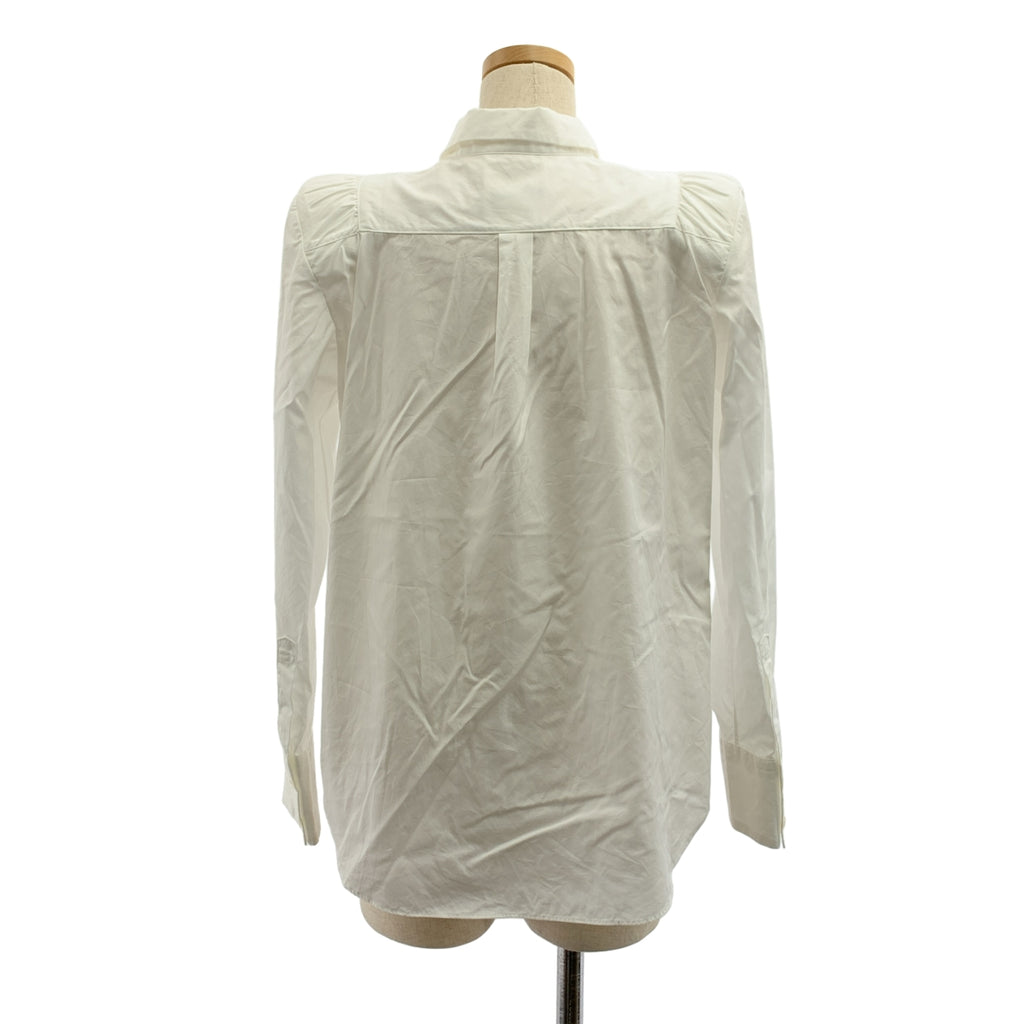 noir kei ninomiya / ノワールケイニノミヤ | 2023SS | コットン ギャザーパワーショルダー シャツ ブラウス | S | レディース