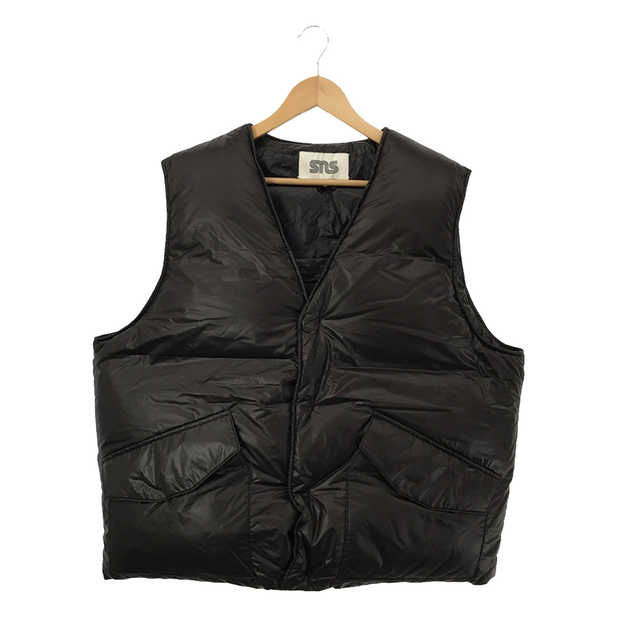 [Good Condition] SNS / Sneakers N' Stuff | Puffer Vest | M | Black | Men's