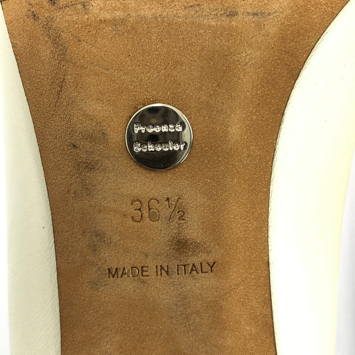 Proenza Schouler / プロエンザスクーラー | SQUARE TOE PUMPS スクエアパンプス | 36 1/2 | ホワイト | レディース