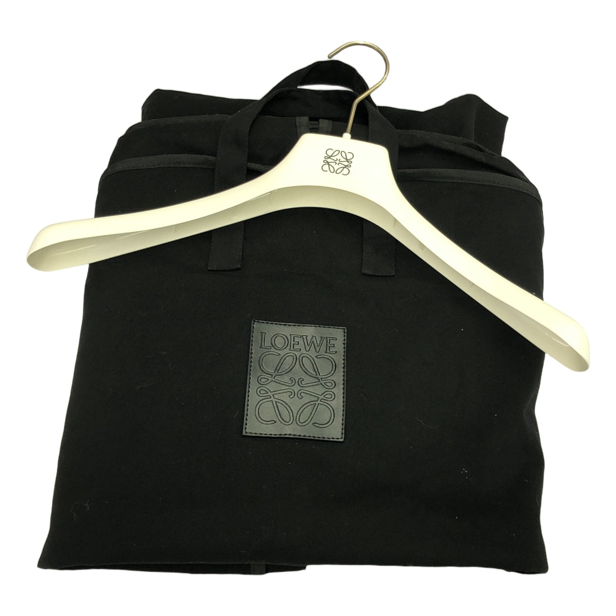 [品相良好] LOEWE | 2024AW | 駱駝羊毛雙排扣大衣 | 44 | 灰色 | 男士