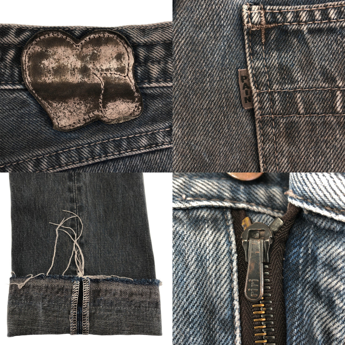 NUMBER NINE / ナンバーナイン | 2007SS | 染め加工 レザーパッチ