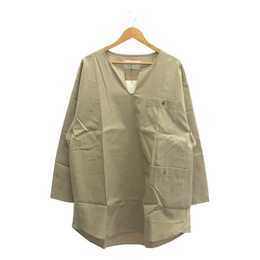 【新品】  prasthana / プラスターナ | long sleeper gen2 シャツ | M | ベージュ | メンズ