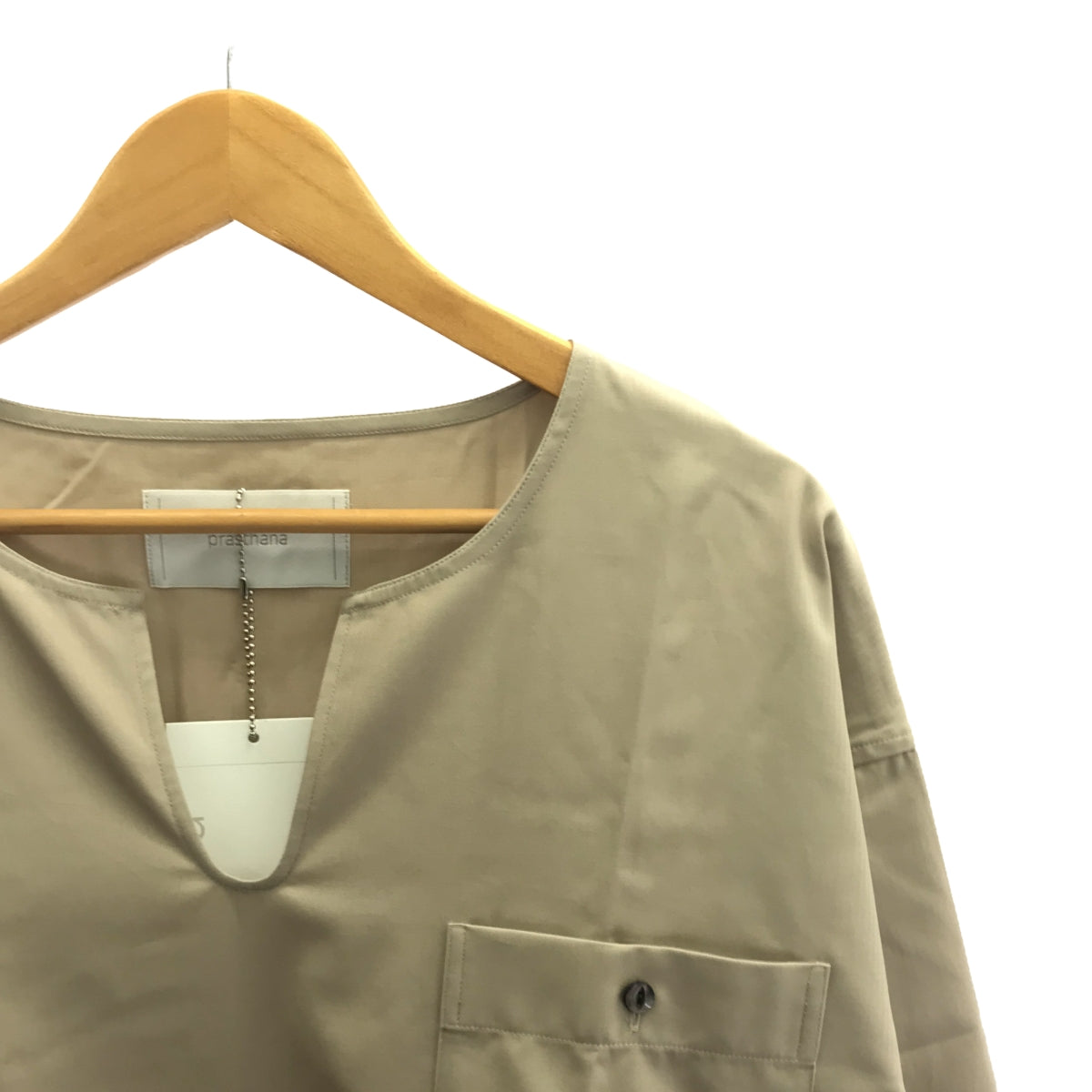 [New] prasthana / Prasthana | Long sleeper gen2 shirt | M | Beige | Men's