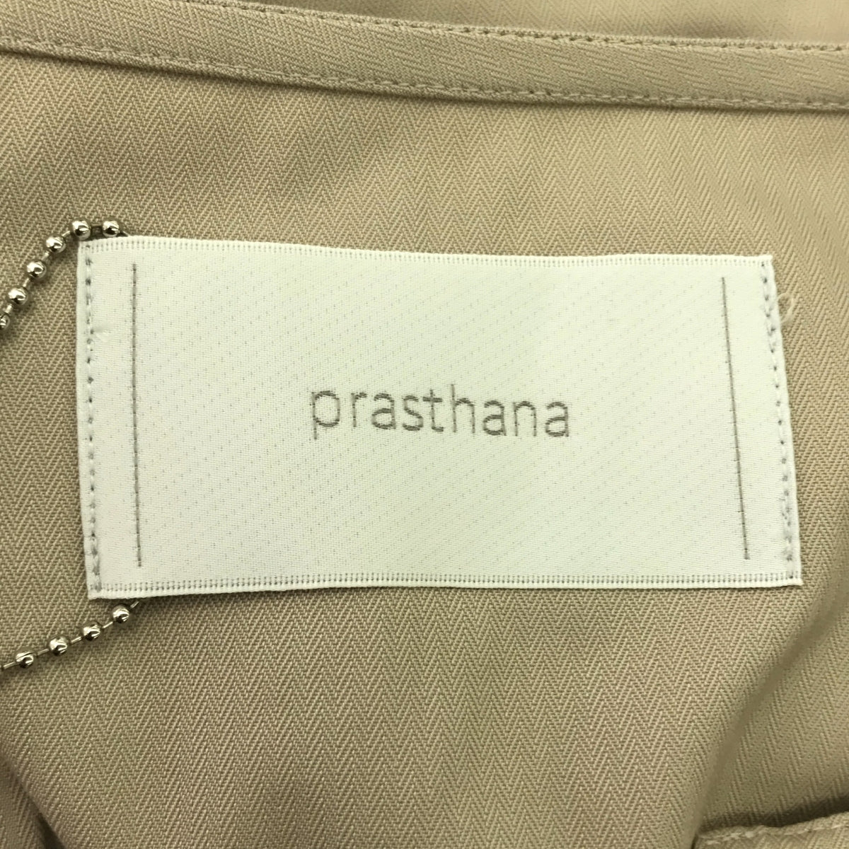 [新] prasthana / Prasthana |長款睡衣 gen2 襯衫 | M |米色 |男士