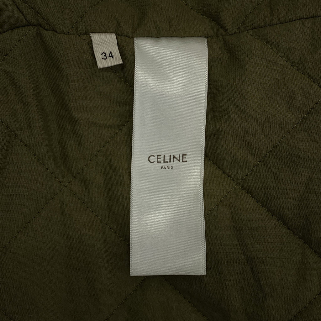 CELINE / セリーヌ | by Hedi Slimane エディ期 / コットン×ポリエステル 中綿ジャケット | 34 | レディース