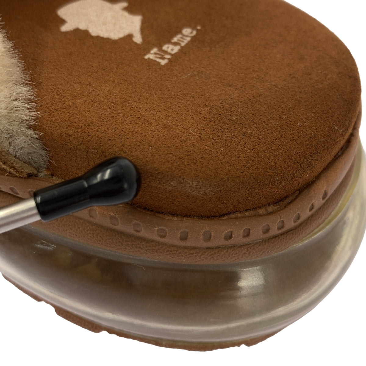 【美品】  Name. / ネーム | × Tomo & Co  AIR SOLE SANDAL / クッション エアソール スポーツ サンダル シューズ | 27 | ダークブラウン | メンズ