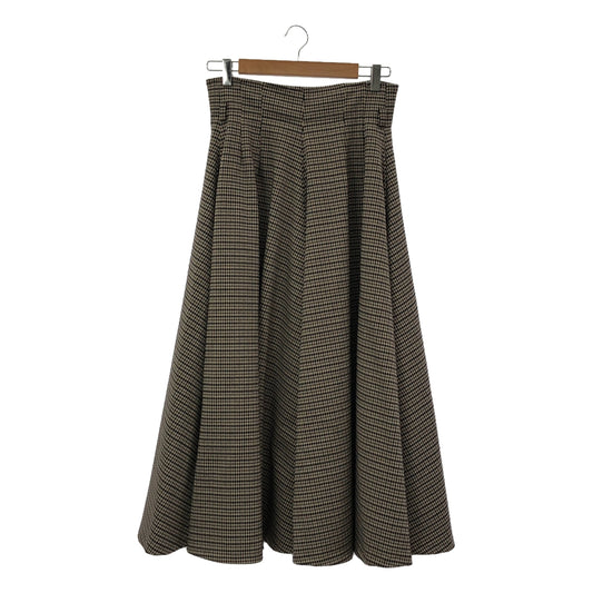 foufou / フーフー | checked skirt chidori 千鳥格子 チェック ロングスカート | 0 | レディース