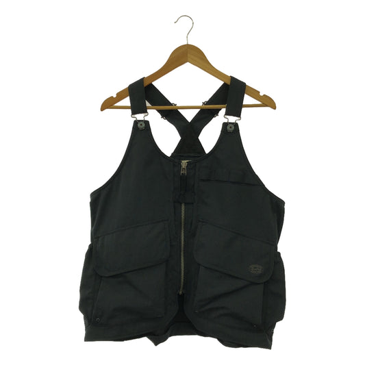 【미품】 blurhms / 브람스 | 2023AW | Recycle Boa Vest / 재활용 보어 오버 베스트 | 3 | 블랙 | 남성