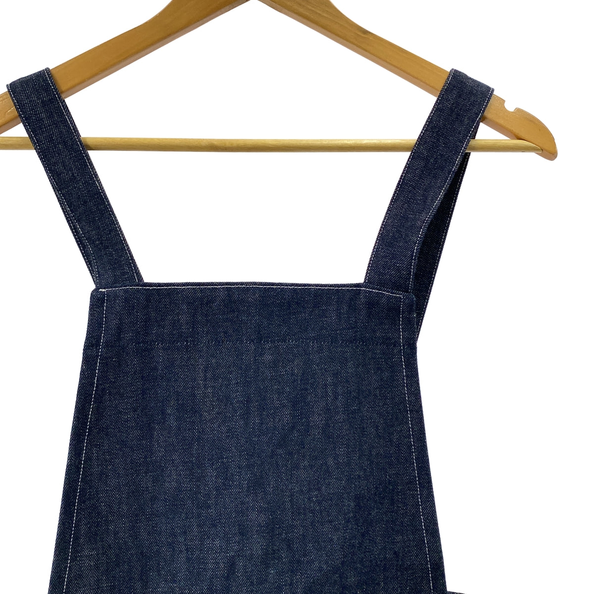 [狀況極佳] ASEEDONCLOUD | Handwerker 牛仔背帶裙 | F 碼 | 靛藍 | 女款