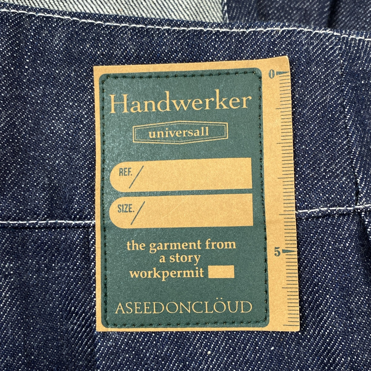 ASEEDONCLOUD / 아시돈 클라우드 | handwerker 데님 살로펫 스커트 | F | 여성