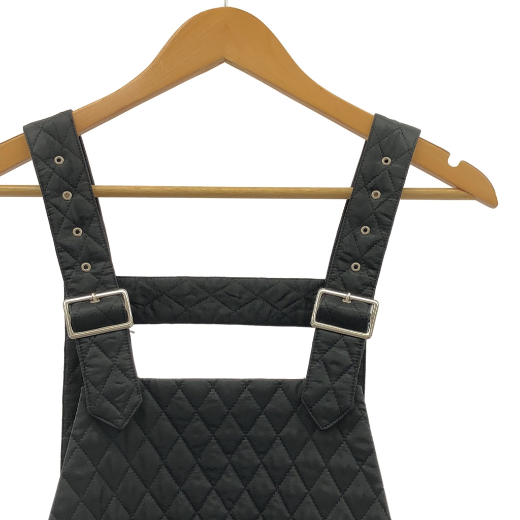 noir kei ninomiya | 2020 秋冬 | 絎縫 A 字形背帶裙 | XS |