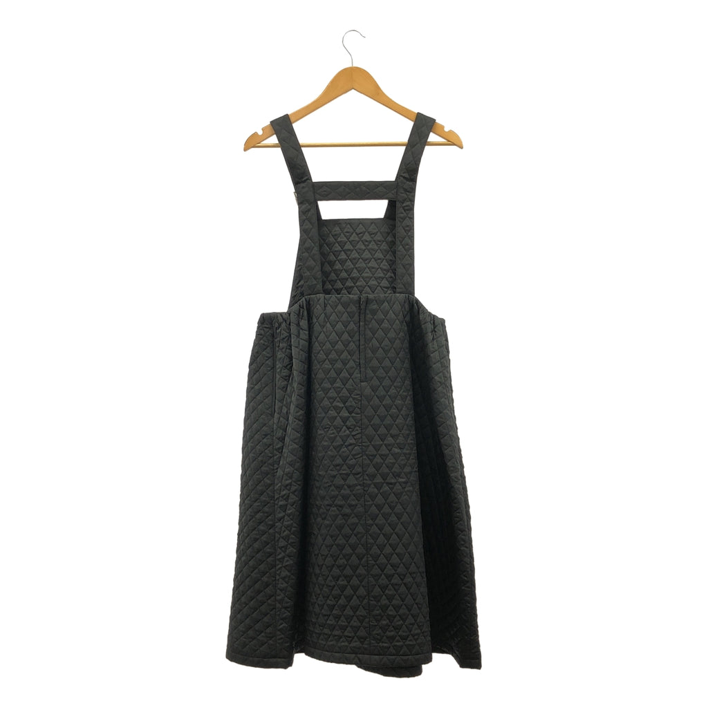 noir kei ninomiya | 2020 秋冬 | 絎縫 A 字形背帶裙 | XS |
