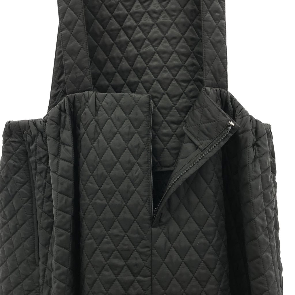 noir kei ninomiya | 2020 秋冬 | 絎縫 A 字形背帶裙 | XS |