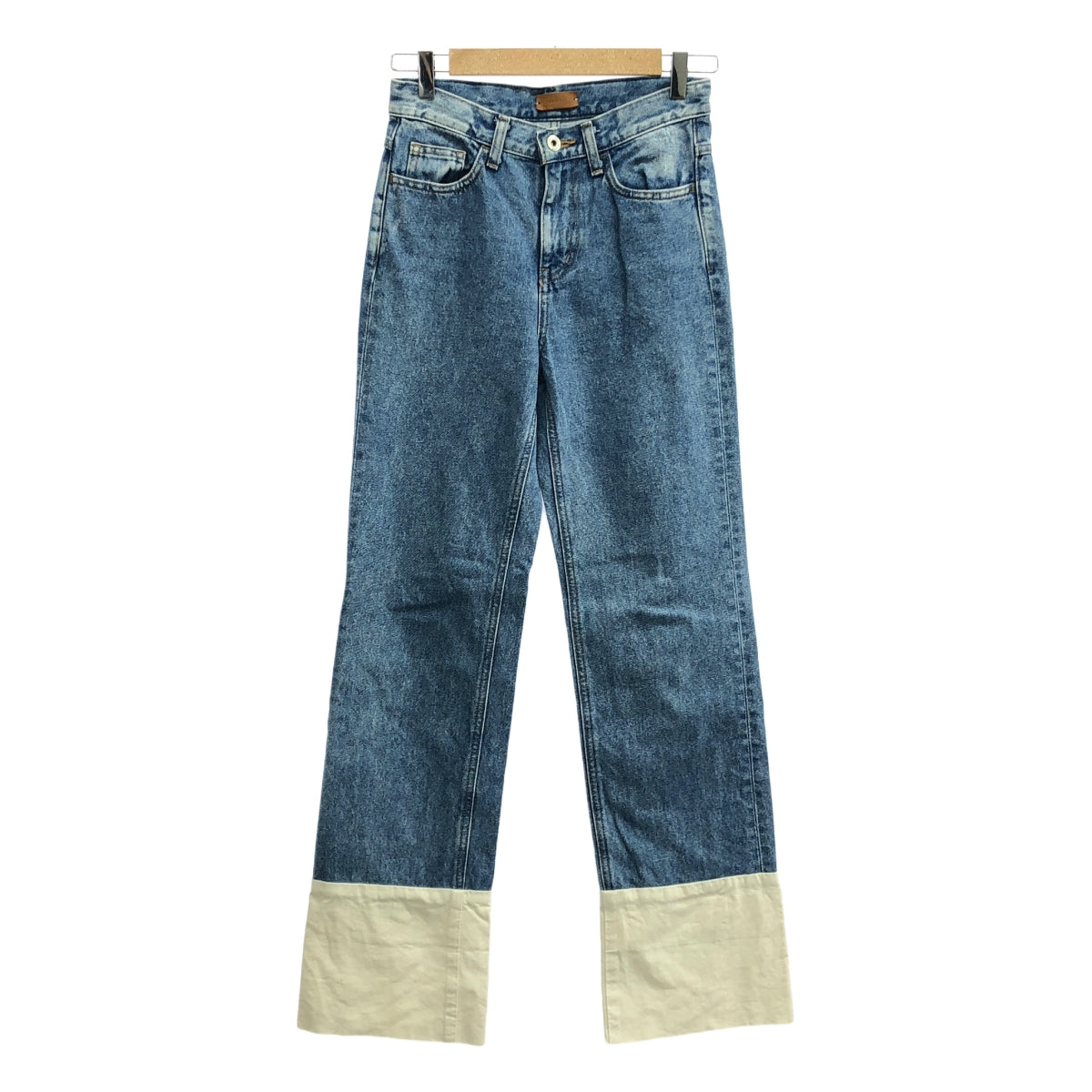 今日 | AMBER 的捲起牛仔褲 | 24 |靛藍 |女性的