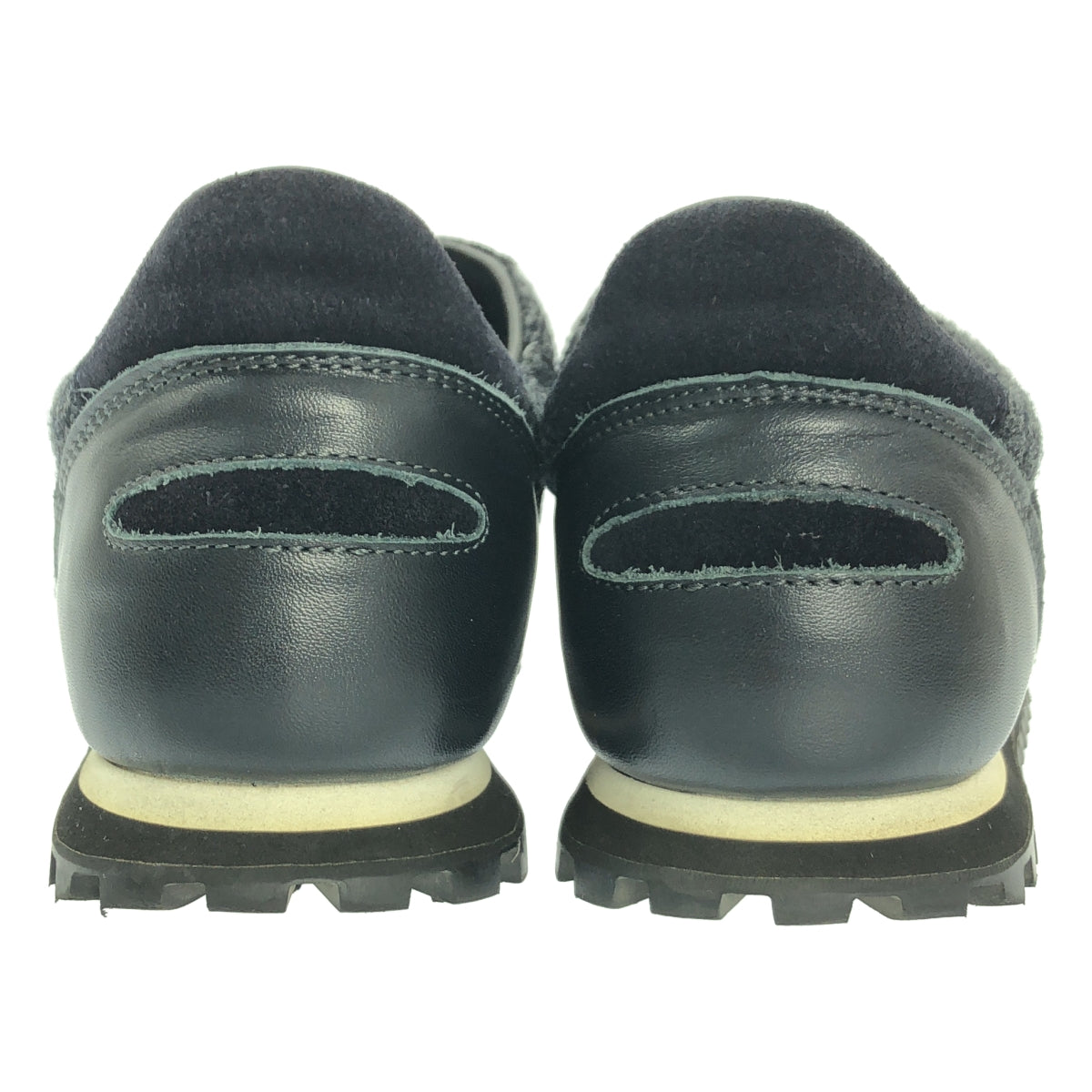 【미품】 SPALWART / 스파르워트 | × ARTS&amp;SCIENCE 아츠 앤 사이언스 별주 Marathon Trail 마라톤 트레일 레더×트위드 스니커 | 41 | 네이비 | 맨즈