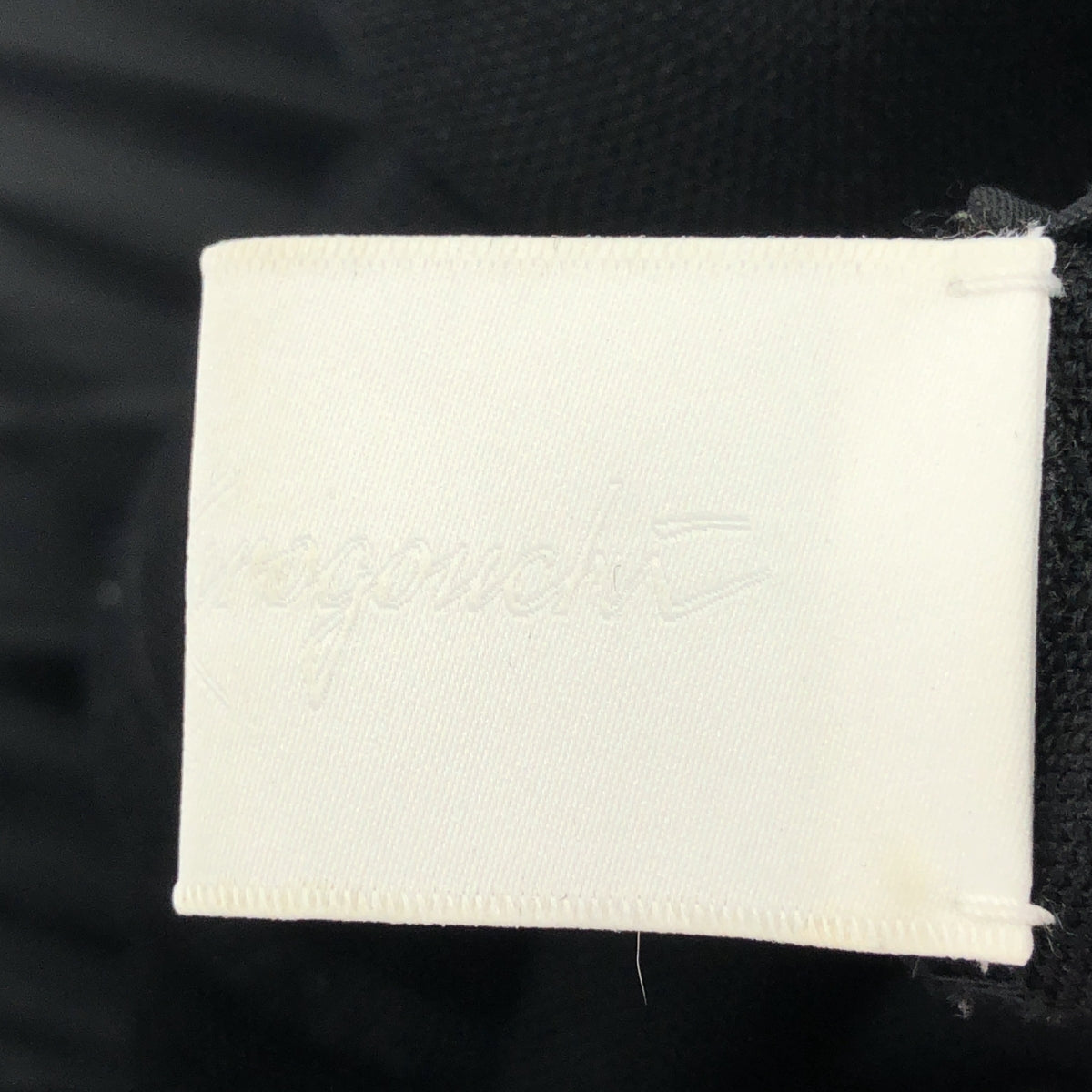 Mame Kurogouchi / マメクロゴウチ | 2020SS | サイドジップ ハイウエスト パンツ | 1 | ブラック | レディース