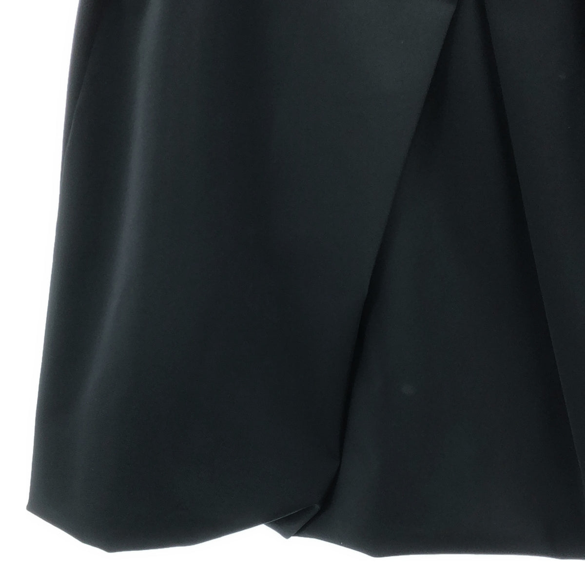 【美品】  FOXEY NEW YORK / フォクシーニューヨーク | ポリエステル ストレッチ スーツ セットアップ / 1B テーラードジャケット / ドレープスカート | 38 | ブラック | レディース