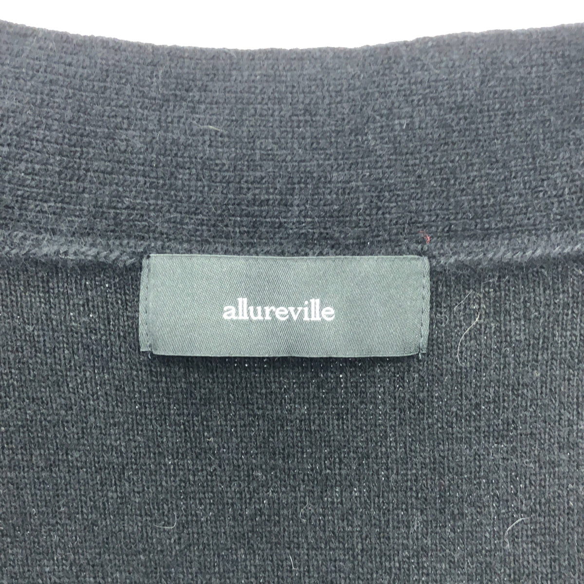 allureville | 羊毛繫腰帶針織長版開襟衫 | 尺寸 2 | 女款