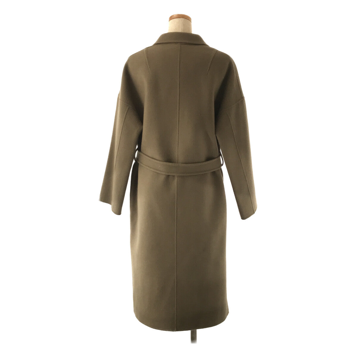 STUNNING LURE | STUNNING LURE Wool Melton Side Slit Tailored River Coat with Belt | 0 | Gray | Women's