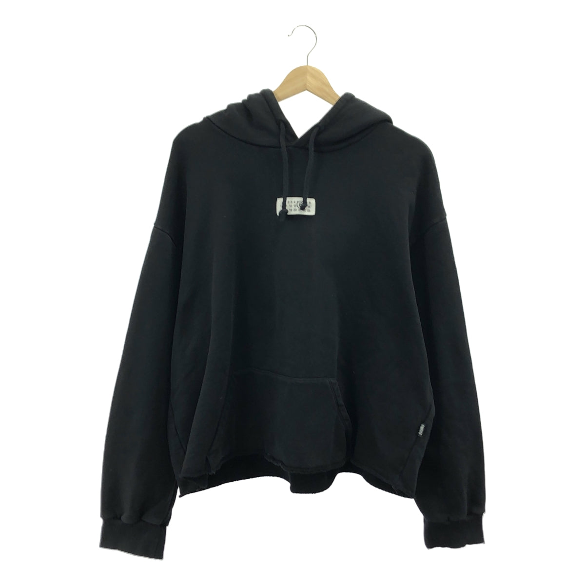 MM6 Maison Margiela / エムエムシックスメゾンマルジェラ | 2024SS | ナンバーシグネチャー フーデッド カットオフ スウェット トレーナー / ユニセックス | S |