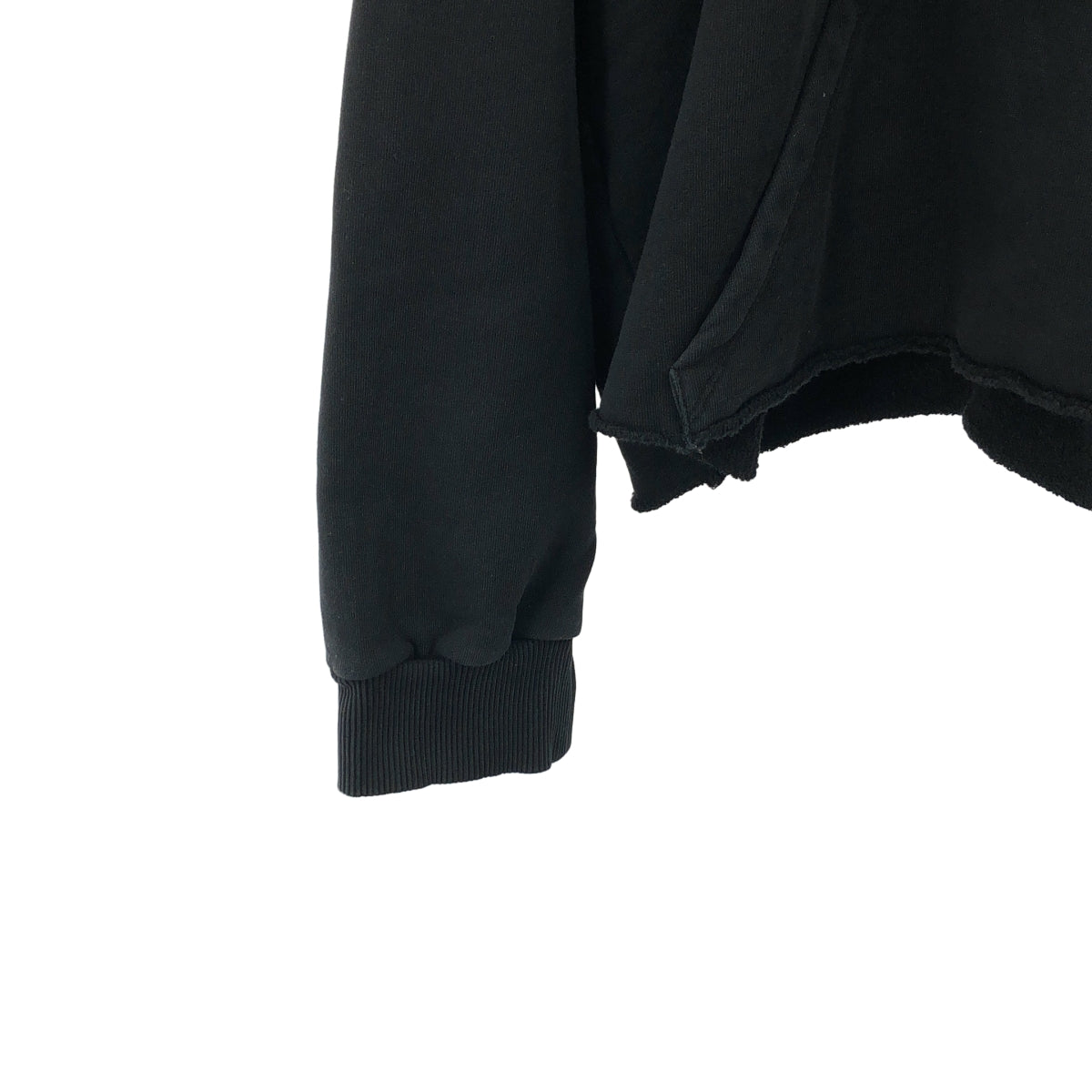 MM6 Maison Margiela / エムエムシックスメゾンマルジェラ | 2024SS | ナンバーシグネチャー フーデッド カットオフ スウェット トレーナー / ユニセックス | S |