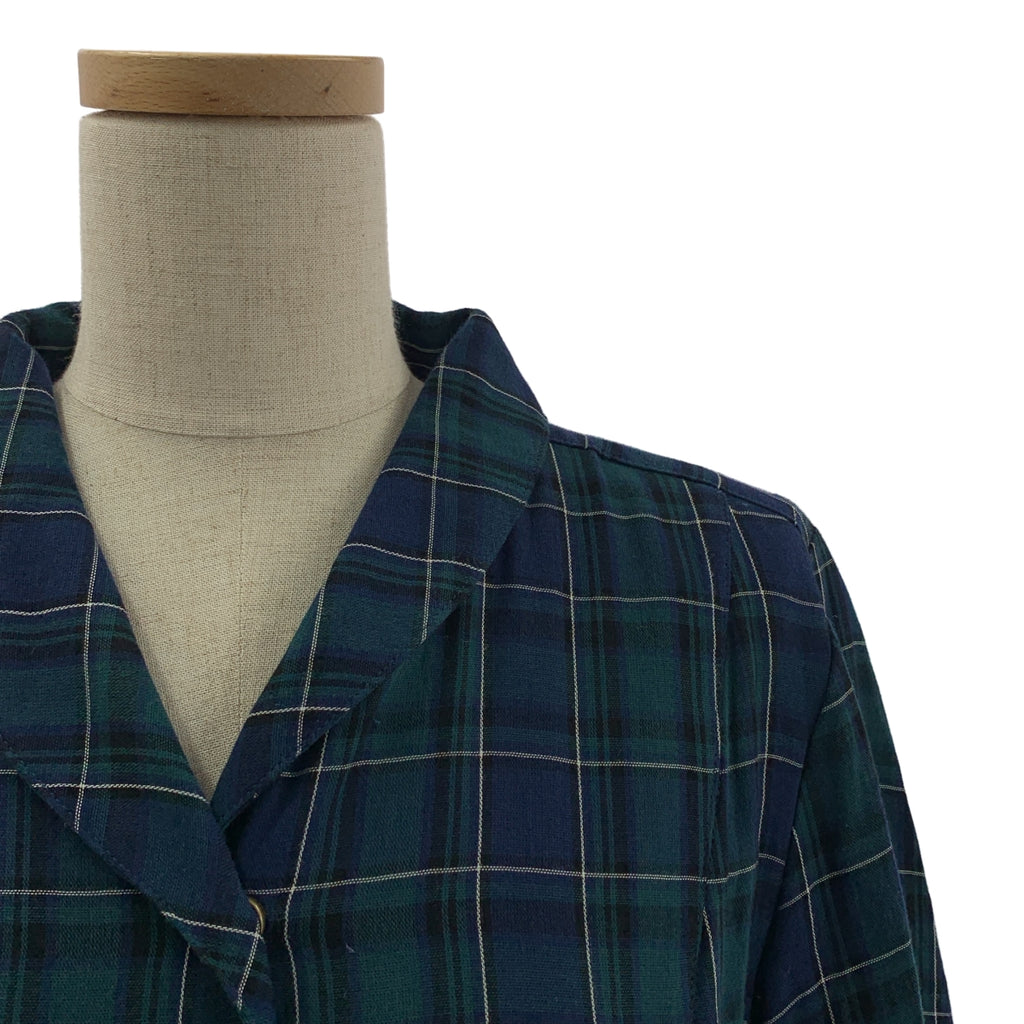 回覆：poris | 格紋披肩領繫帶連身裙 |