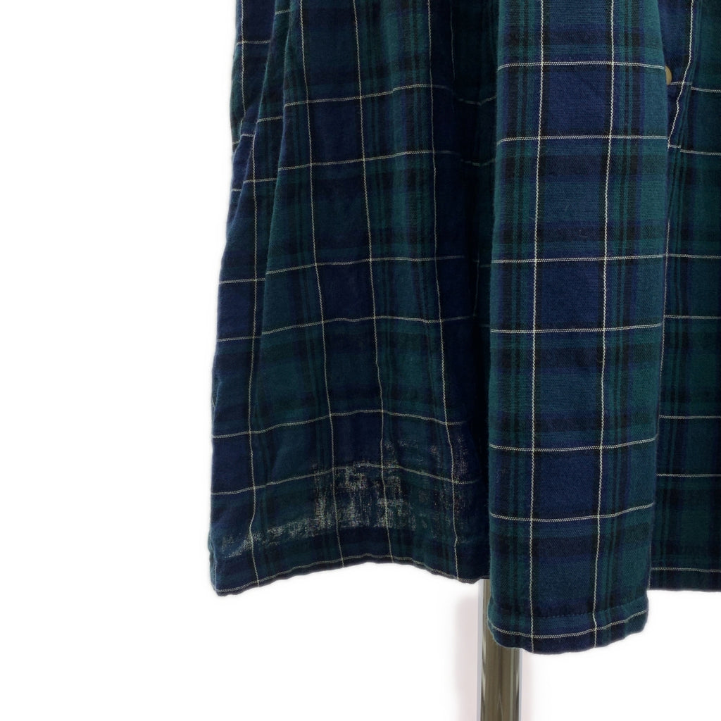 回覆：poris | 格紋披肩領繫帶連身裙 |