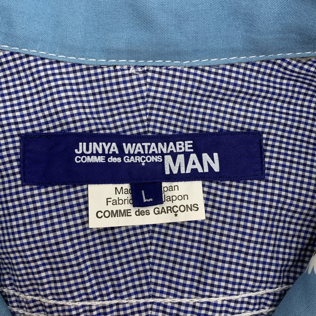 JUNYAWATANABE COMMEdesGARCONS MAN / 준야와타나베만 | 2017SS | 레이온 총무늬 오버 실루엣 셔츠 | L | 남성