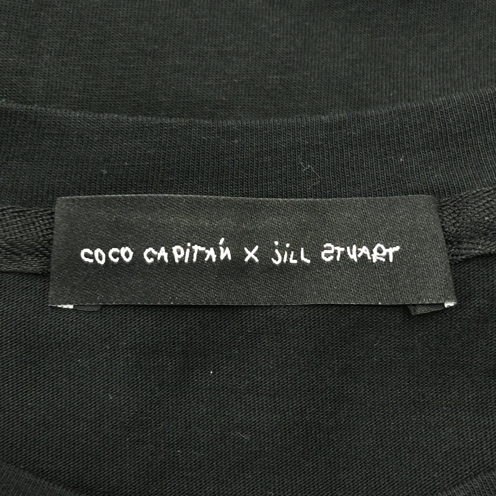 JILL STUART / ジル スチュアート | Coco Capitan / コットン プリント クルーネックカットソー |