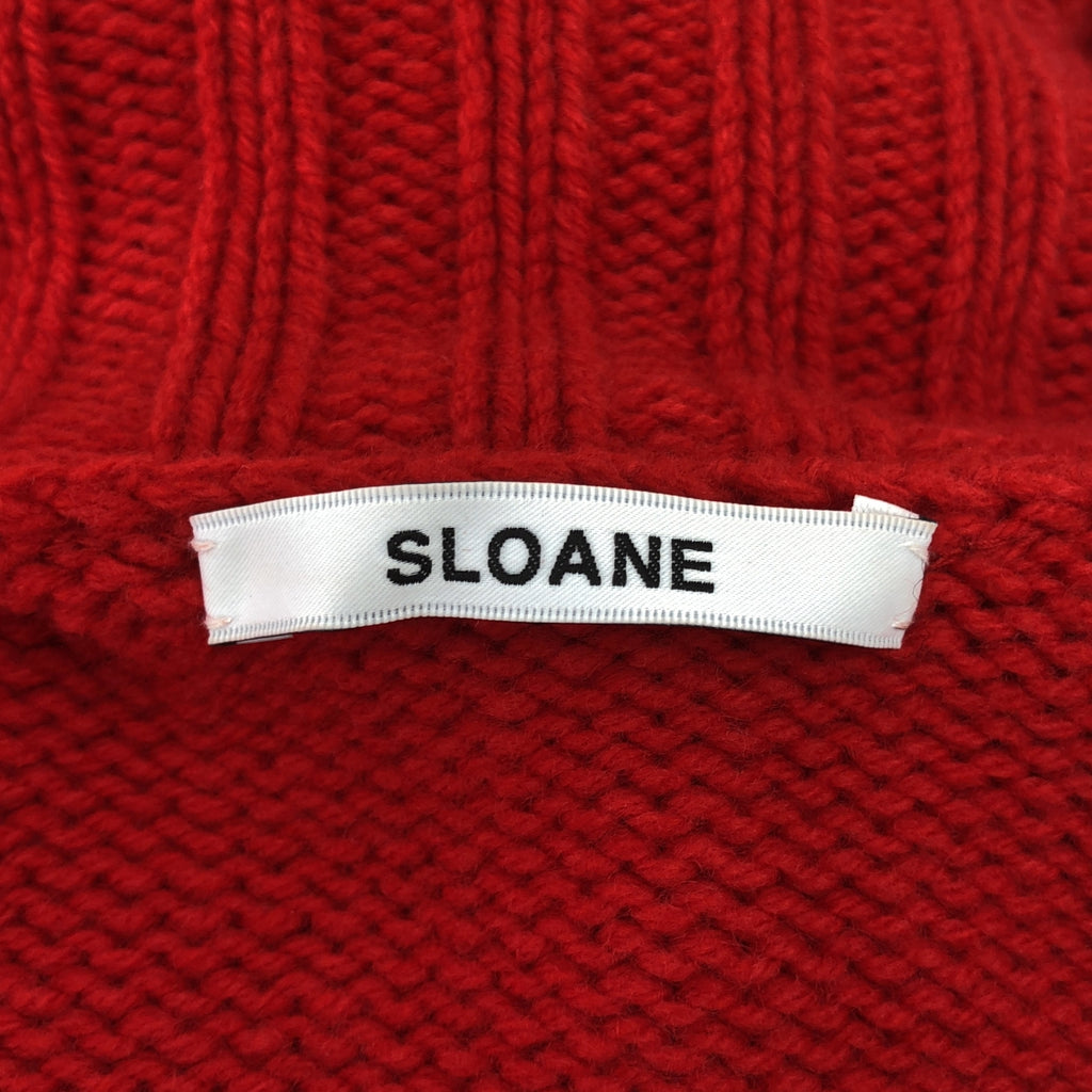 SLOANE / スローン | 3Gジーロンラム×カシミヤドロップショルダーニットプルオーバー | 1 | レッド | レディース