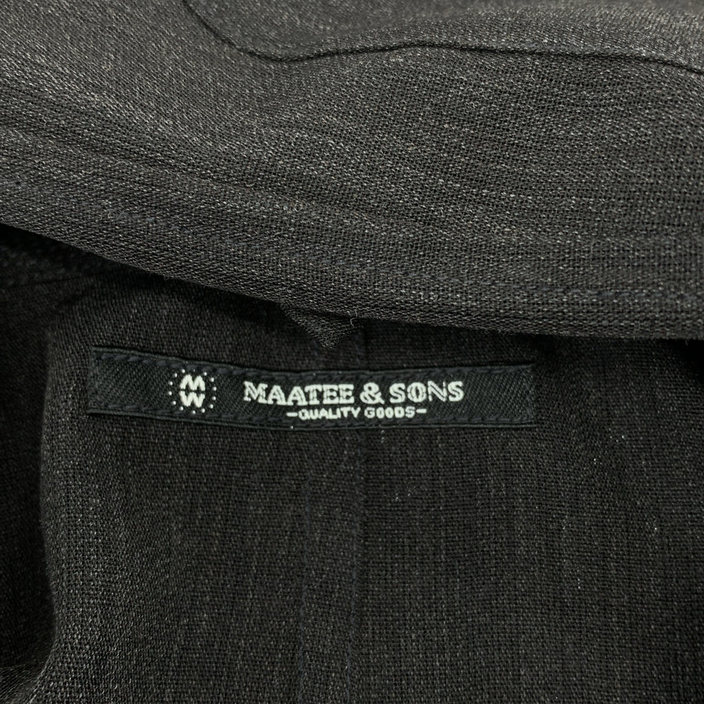 MAATEE &amp; SONS | 2025SS | 折疊連身襯衫 | 尺寸 2 | 男款