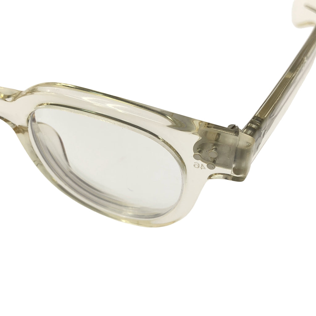 HYKE / 하이크 | × JULIUS TART OPTICAL / 줄리아 스타트 옵티컬 클리어 프레임 아이웨어 안경 / 유니섹스 / PL-005N | 46□22 |