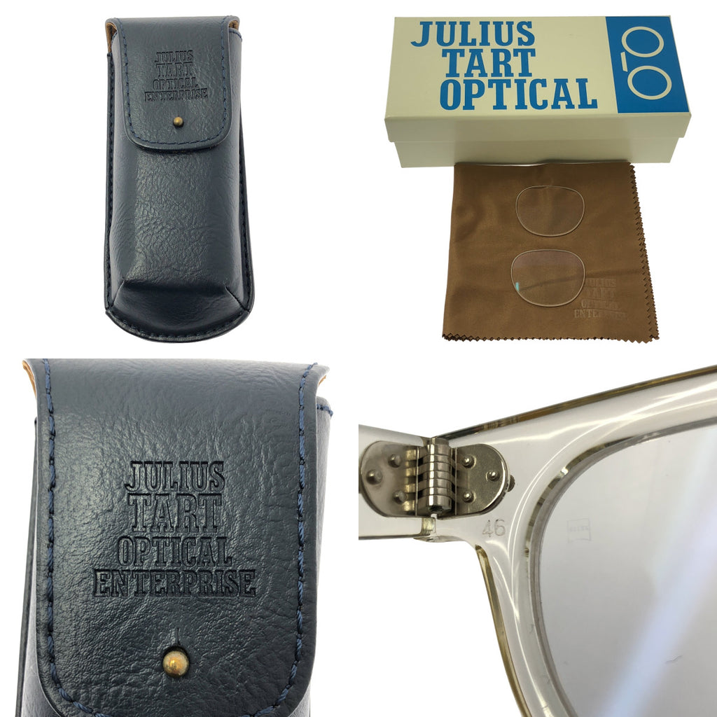 HYKE / 하이크 | × JULIUS TART OPTICAL / 줄리아 스타트 옵티컬 클리어 프레임 아이웨어 안경 / 유니섹스 / PL-005N | 46□22 |