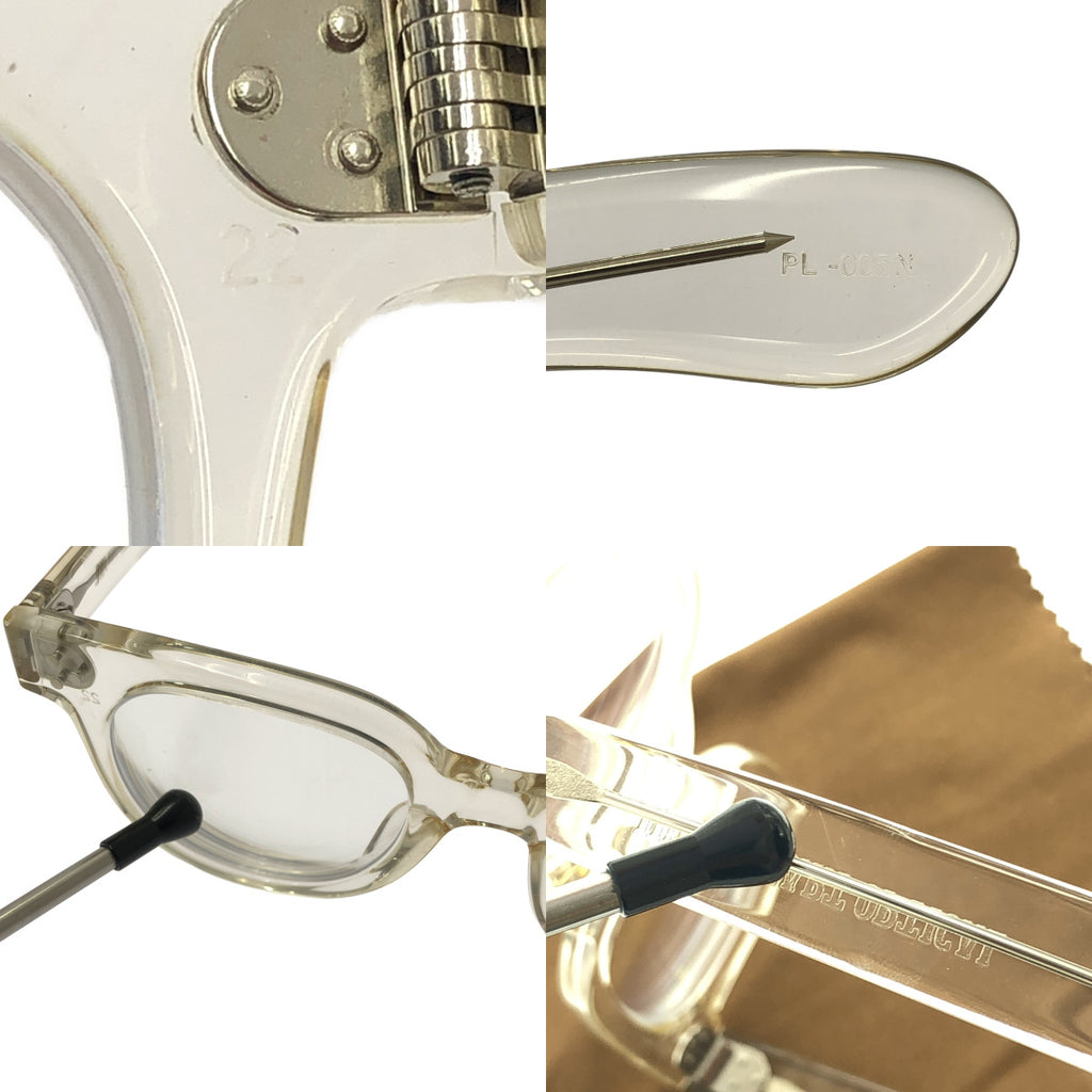 HYKE / 하이크 | × JULIUS TART OPTICAL / 줄리아 스타트 옵티컬 클리어 프레임 아이웨어 안경 / 유니섹스 / PL-005N | 46□22 |