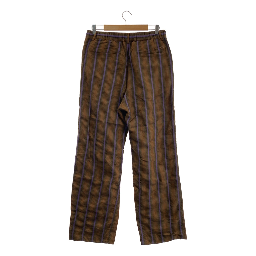 WALES BONNER / ウェールズボナー | 総柄 ドローストリング ワイド イージーパンツ | 46 | メンズ