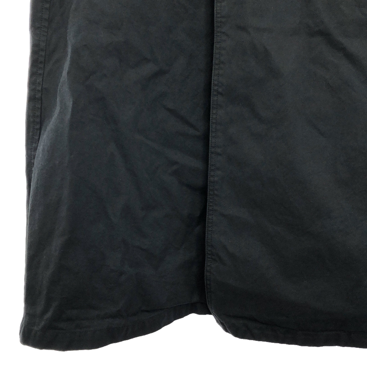 【美品】  HTS / エイチティーエス | HEAVY WEIGHT COTTON TWILL DOUBLE OVER COAT ダブル オーバー コート | 42 | ダークチャコール | レディース