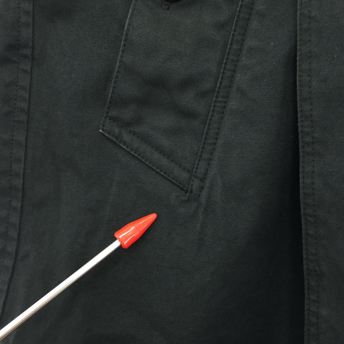 【美品】  HTS / エイチティーエス | HEAVY WEIGHT COTTON TWILL DOUBLE OVER COAT ダブル オーバー コート | 42 | ダークチャコール | レディース