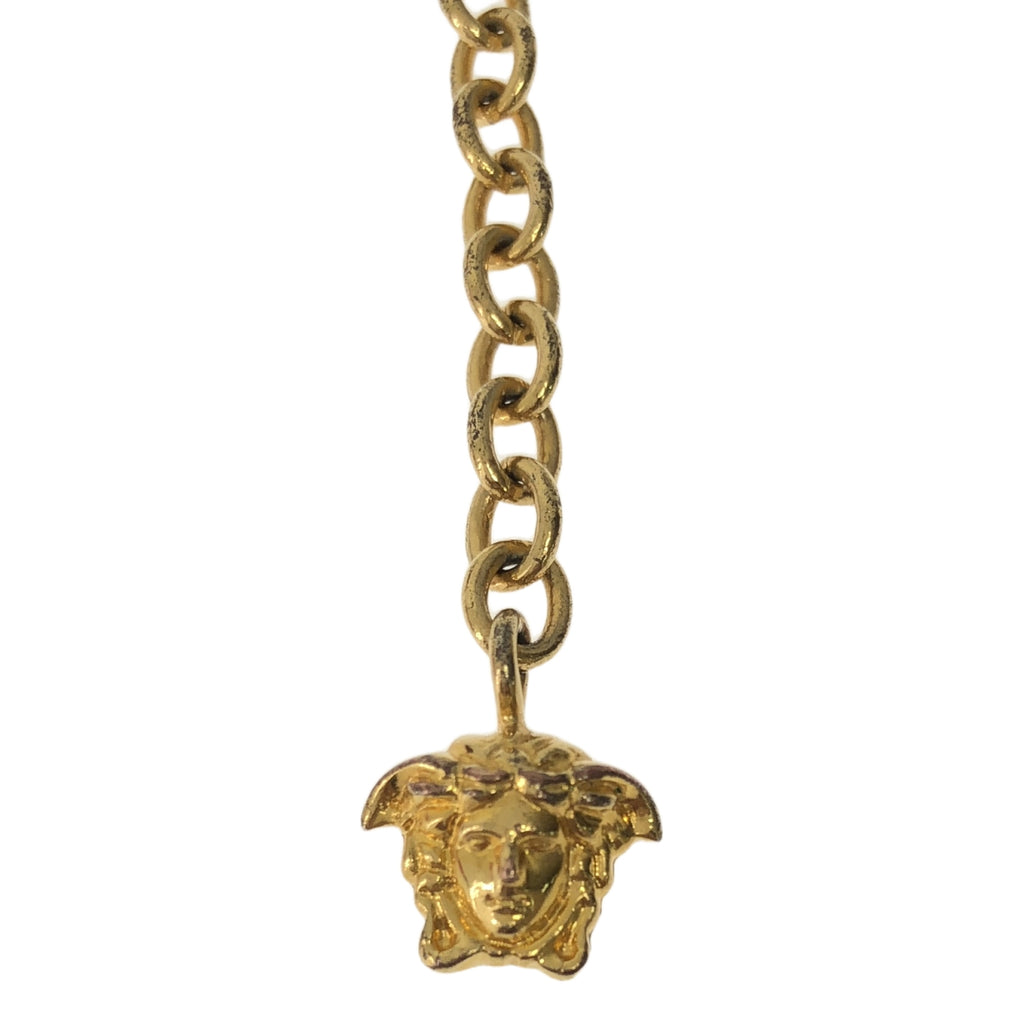 【美品】  VERSACE / ヴェルサーチ | メデューサ グレカ ネックレス | ゴールド | レディース
