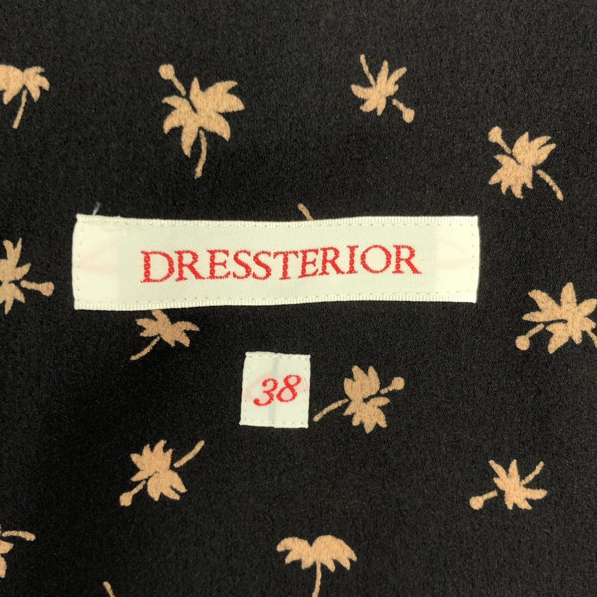 【美品】  DRESSTERIOR / ドレステリア | フルールプリント ダブル テーラードジャケット | 38 | グレー系 | レディース