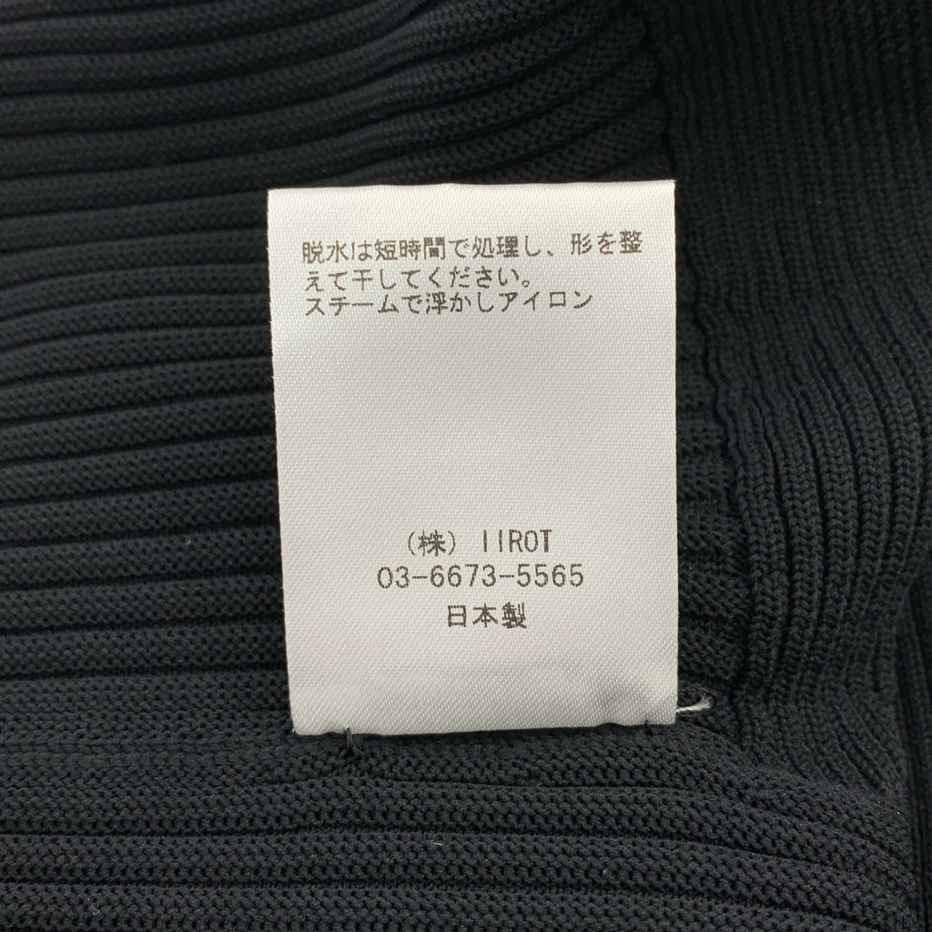 IIROT / 일롯 | Eco-Cropped Knit 크롭드 니트 | 블랙 |