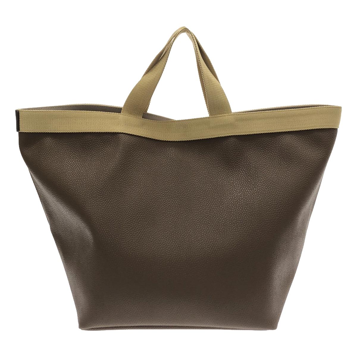 [Beautiful Condition] HERVE CHAPELIER | 725GP Boat-Shaped Tote Bag | Brown/Gold | Women's