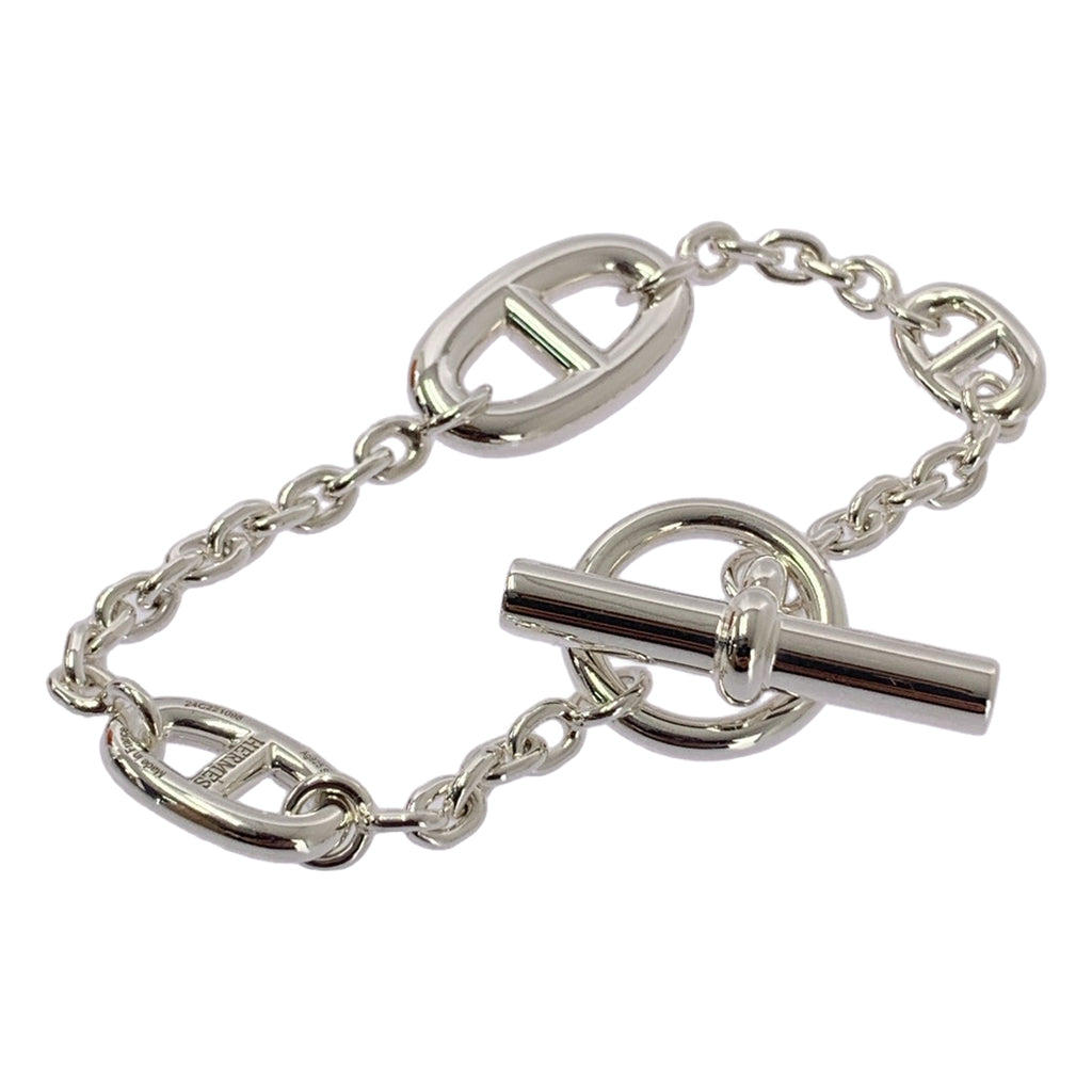 【美品】  HERMES / エルメス | Farandole Bracelet ファランドールST SV925 アンカーチェーンブレスレット | シルバー | レディース