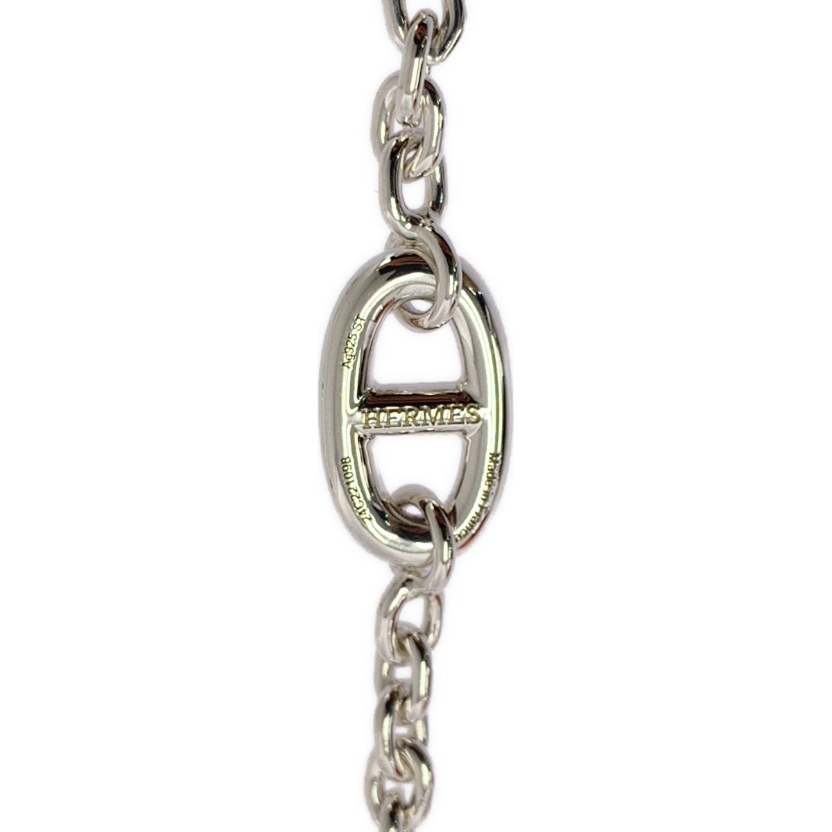 【미품】 HERMES / 헤르메스 | Farandole Bracelet Farandale ST SV925 앵커 체인 팔찌 | 실버 |