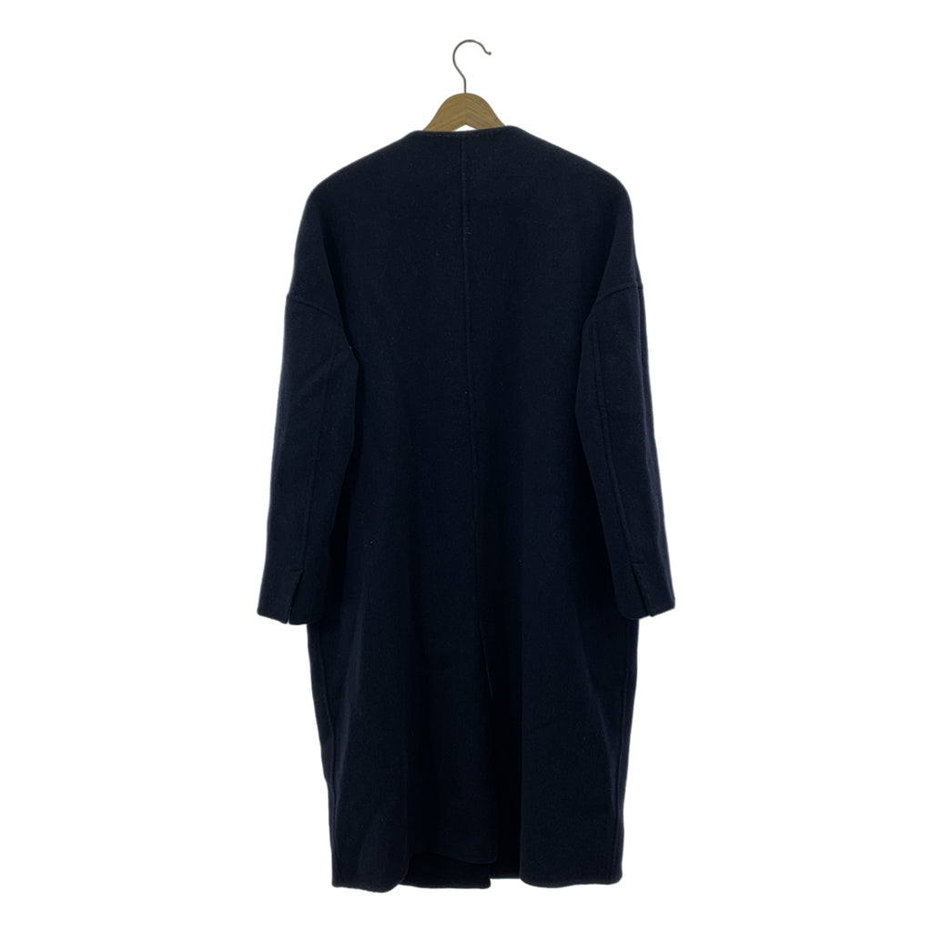 ENFOLD | Wool River 無領直筒大衣 | 36 碼 | 女款