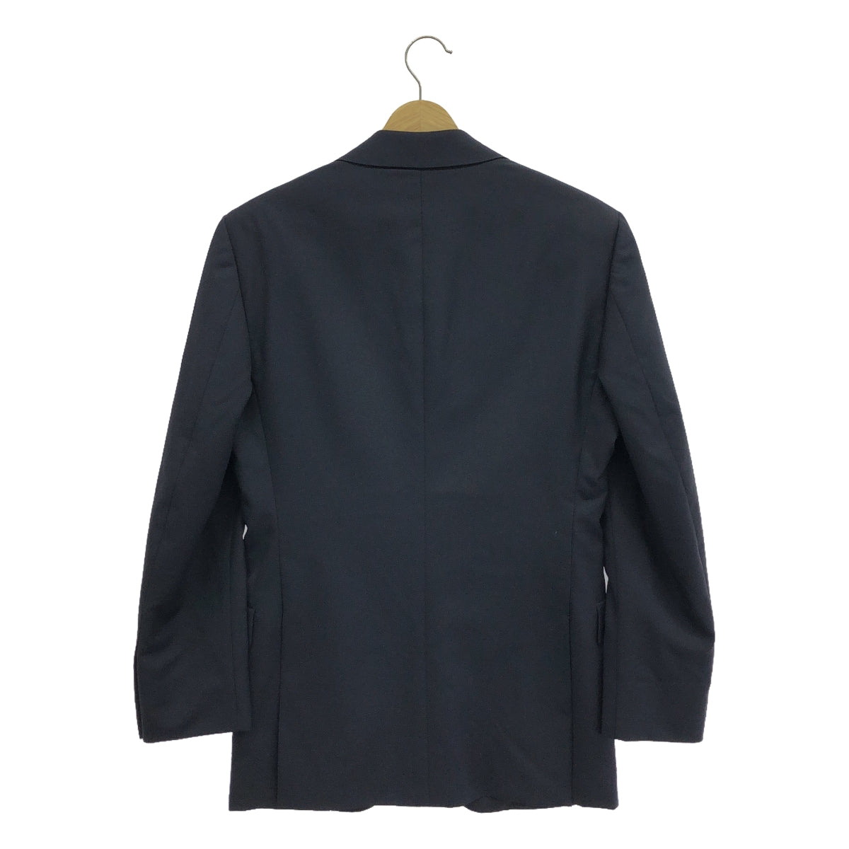 PRADA | 2B single-breasted tailored jacket suit / fully lined | 48 | Navy | Men's